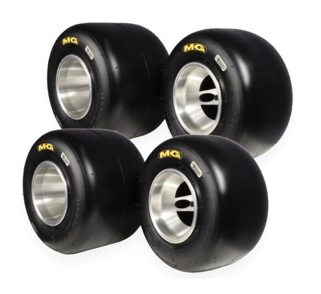 MG YELLOW SM2 - 4 TIRE SET