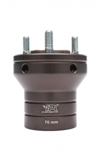 R MODEL FRONT HUB Ø25XL70MM ANODIZED - Praga IPK