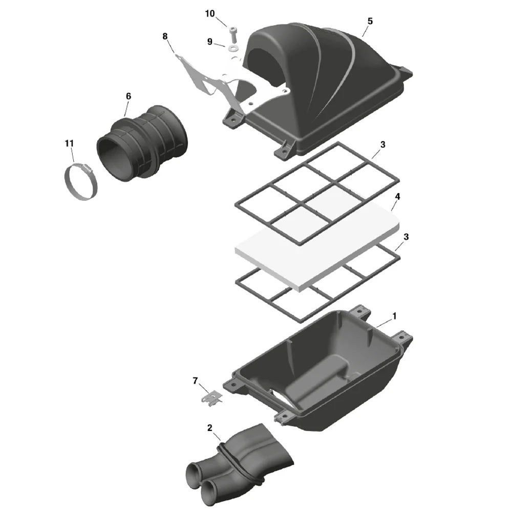 SUPPORT BRACKET - Airbox - Rotax