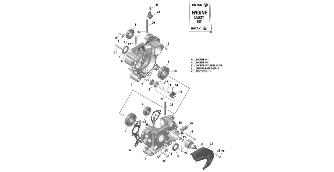 Rotax Max Clutch Sprocket Cover - Rotax