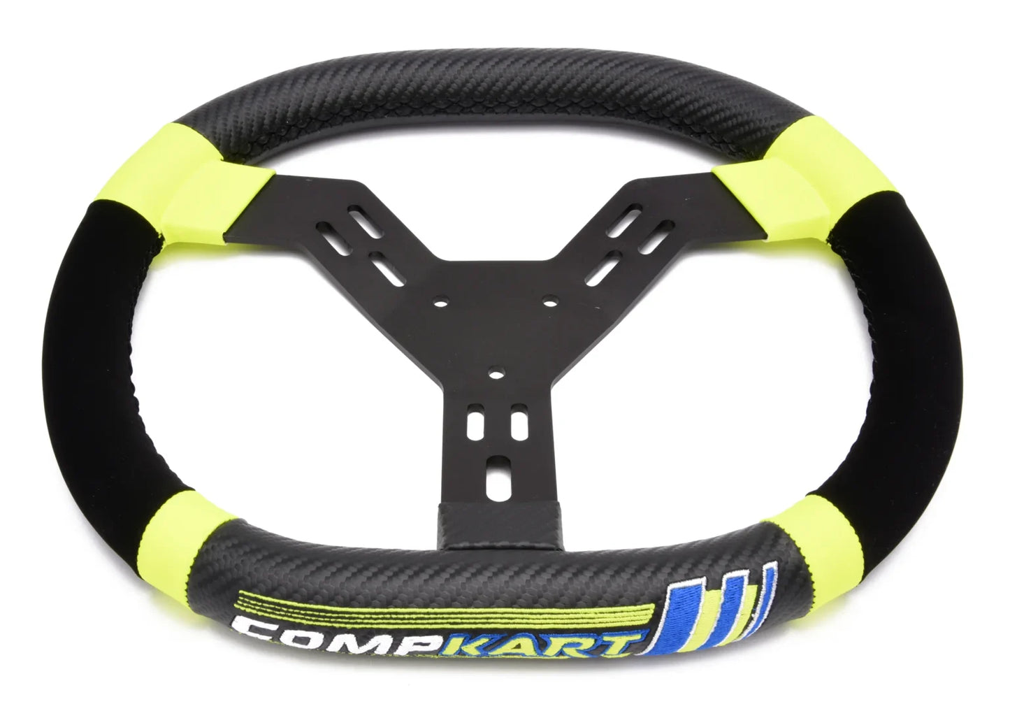 ALUM. STEERING WHEEL 340 LEATHER HQ COMPKART/J3 2018