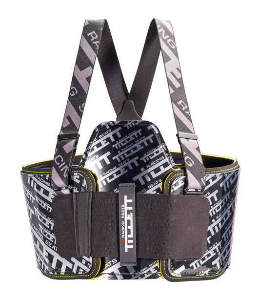 CIK FIA P1 Defender Rib Protector - BLACK/SILVER