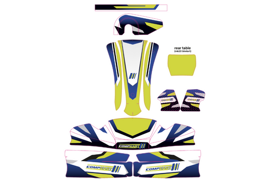 COMPLETE STICKERS -  RANGER  - MK20, FL SIDE POD MINI EVO, FL C