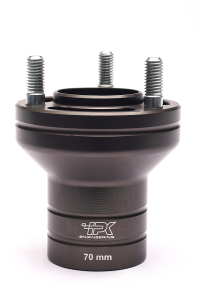 FRONT HUB Ø17XL70MM ANODIZED - Praga