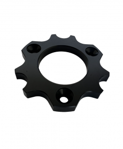 MKB-V2 REAR BRAKE DISC SUPPORT BLACK ANODIZED - Praga