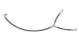MKB-V2/V3 REAR BRAKE PIPE WHITE - Praga