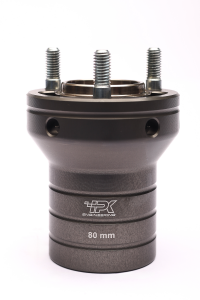 FRONT HUB 25mm X 80mm ANODIZED - Praga - R Model