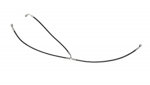 STR-V2 FRONT BRAKE PIPE WHITE - Praga