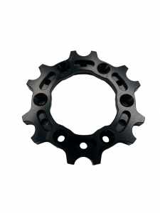 "SUPERLEGGERO" RBS-V1 REAR BRAKE DISC SUPPORT BLACK ANODIZED - Praga