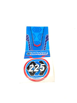 STICKER, TOP MOUNTING PLATE-S