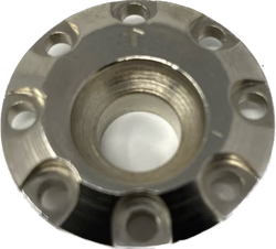 UPPER HEAD ECCENTRIC 2MM Ã˜10MM WHITE GALVANIZED