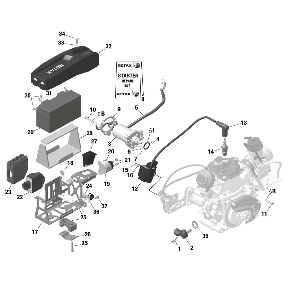 ELECTRONIC BOX MAX ECU - Rotax